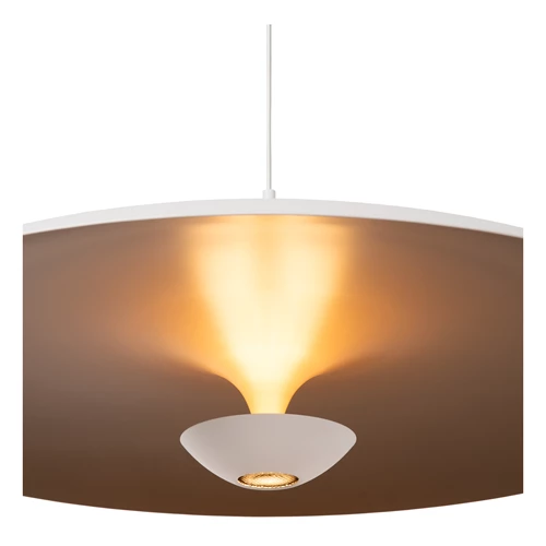 Lucide KENNETH - Pendant light - Ø 80 cm - LED Dim. - 1x22W 2700K - White | Premium - detail 1